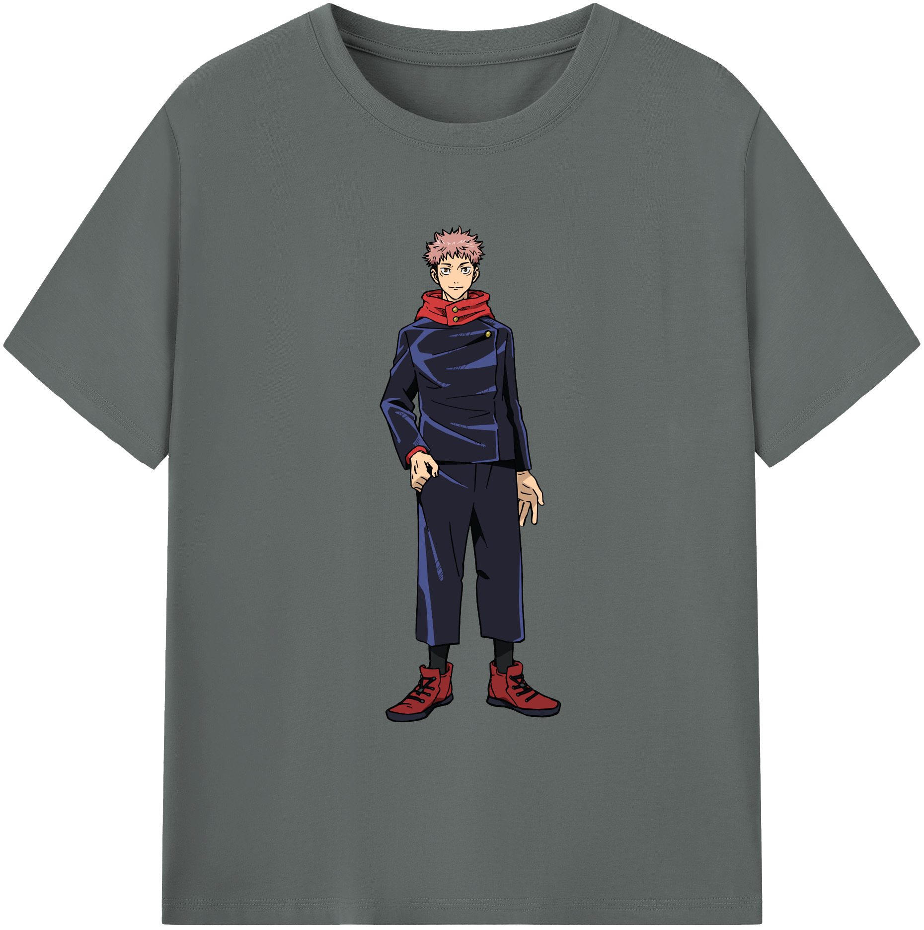 （画像用） 呪術廻戦 Jujutsu Kaisen 綿100％ メンズ半袖Tシャツ｜肌触りやわらか＆通気性